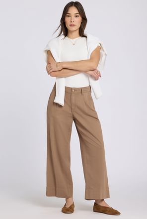NYDJ Teresa Wijde Pijp Enkellange Jeans Met Hoge Taille