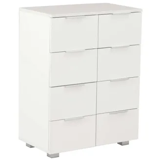 Berkfield Home Sideboard High Gloss White 60x35x80 cm Engineered Wood | Size: 60 x 35 x 80 cm