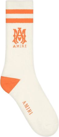 Amiri striped socks - White