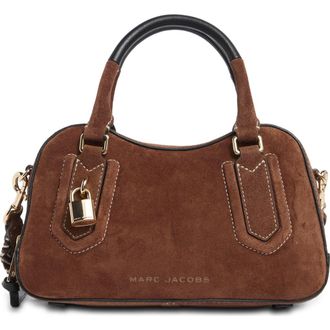 Marc Jacobs Drifter Small Suede Satchel in Cognac at Nordstrom Rack
