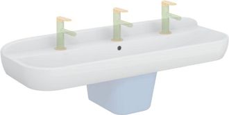 Vitra Lavabo Infantil Vitra Sento Kids 125 Cm Con Rebosadero