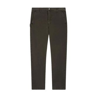 Dondup Chinos, male, Green, Size: W36 Brian Cropped Trousers