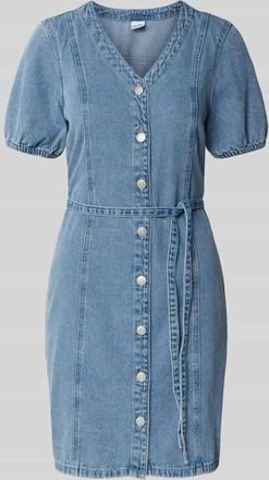 Vero Moda Regular Fit Jeanskleid aus Baumwoll-Viskose-Mix Modell JANET in Hellblau, Größe XL