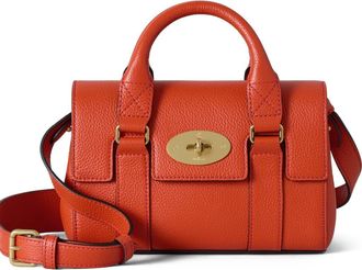 Mulberry Mini Bayswater in Coral Orange at Nordstrom