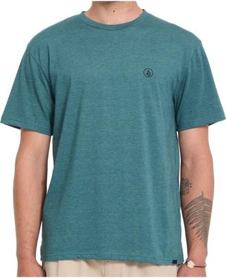 Volcom Circle Blanks HTH S/S Tee T-Shirt f&uuml;r Herren | t&uuml;rkis