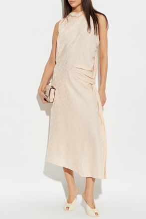 Victoria Beckham Asymmetrical Floral Dress, Womens, Pink