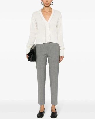 Fabiana Filippi Womens Bead-Embellished Cashmere Cardigan Ss24 W
