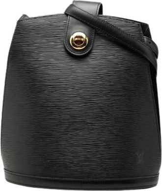 Louis Vuitton Pre-owned Cluny Epi Leather Shoulder Bag - Dames - Vintage Tas - Zwart - ONE Size - Leer - Vintage