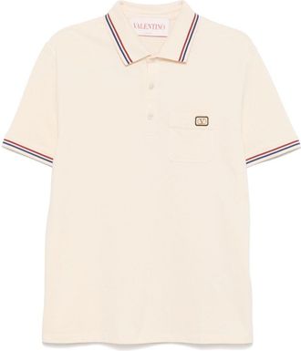 Valentino Garavani Vlogo Signature Polo Shirt - Mens - Cotton