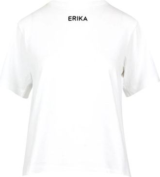 Erika Cavallini Semi Couture T-Shirts - Dames - T-shirts - Wit - XS - Tops
