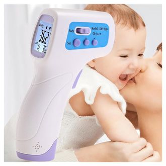 Trade Shop Trade Shop - Termometro Dm300 Infrarossi Digitale Per Bambini Adulti Con Display Lcd