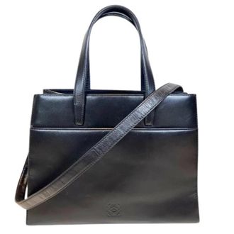 Loewe Pre-owned Tote Bag - Dames - Vintage Shopper - Zwart - ONE Size - Leer - Vintage
