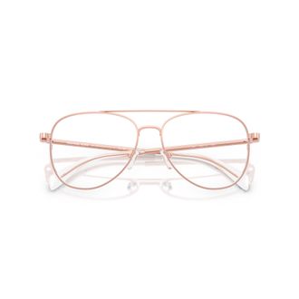 Michael Kors 0mk3089 Aviator Metal Frame Sunglasses with Rose Gold Finish