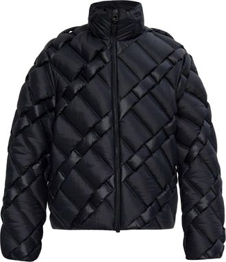 RAXXY Great Wall jacket - women - Nylon/Goose Down/Nylon/Goose Feather - L - Black