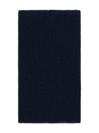 Malo ribbed scarf - Zwart