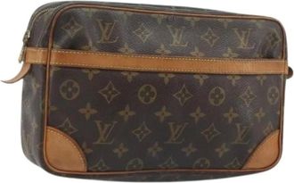 Louis Vuitton Pre-owned Clutches, female, Brown, Size: ONE SIZE Pre-owned Vintage Monogram Clutch