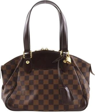 Louis Vuitton Borsa Tote Pre-owned in Tela Damier - - Pre-owned - Donna - Marrone - ONE SIZE