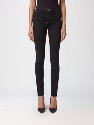 Philipp Plein Jeans skinny in denim stretch a vita alta