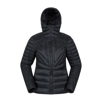 Mountain Warehouse Dames Sky Gewatteerde Jas (Zwart)