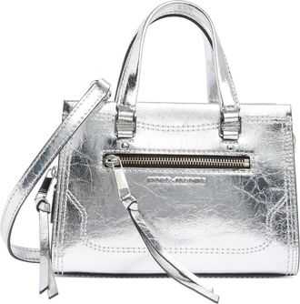 Marc Jacobs Small Crinkle Cruiser Metallic Satchel in Silver at Nordstrom Rack