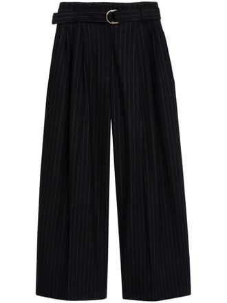 3.1 Phillip Lim Broek met wijde pijpen - Blauw