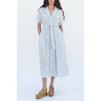 Ace & Jig Sabine Button Front Collared Midi Dress in Sonnet at Nordstrom, Size 3X-Large