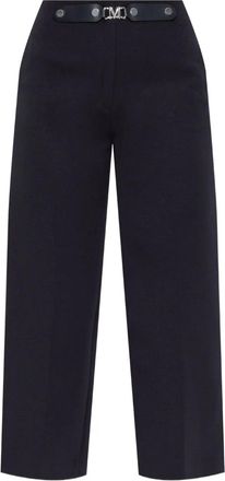 Max Mara Culottes con cintura - Blu