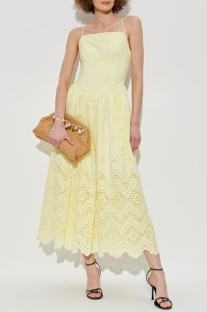 Self Portrait Strappy Dress, Womens, Yellow