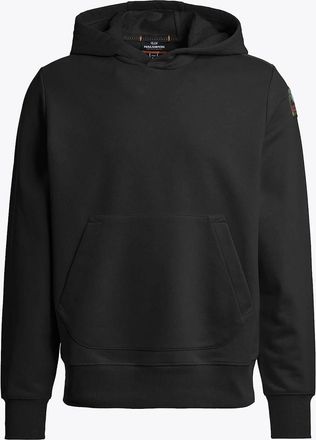 Parajumpers Mens Parajumpers Everest Mens Pullover Hoodie - Black 541 - Size: 38