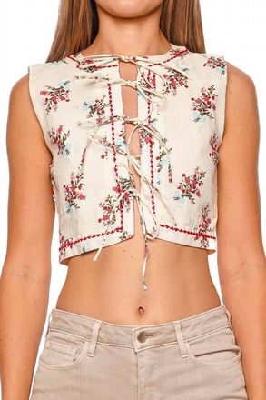 Agua Bendita Madison Vest In Multicolor