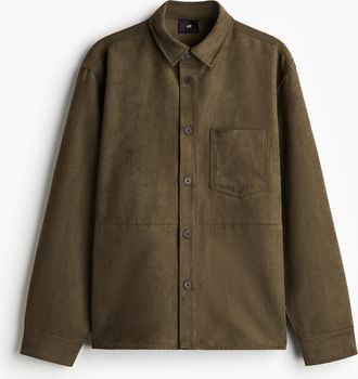 H&M Overshirt in Regular Fit - Green