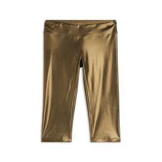Freddy Leggings Corsari Vita Regular in Tessuto Tecnico Wet Effect