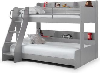 Julian Bowen Domino Triple Sleeper Light Grey - Julian Bowen | TJ Hughes