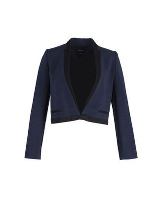 Isabel Marant Isabel Marant Jamet Cropped Blazer in Blauw Wol