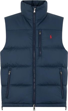 Polo Ralph Lauren Gewatteerd Gilet - Heren - Bodywarmers - Blauw - 2XL - Polyester - Jassen