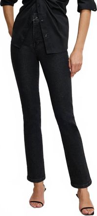 Good American Good Legs Straight Jeans In Black