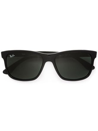 Ray-Ban flat top sunglasses - men - Acetate - 57 - Black
