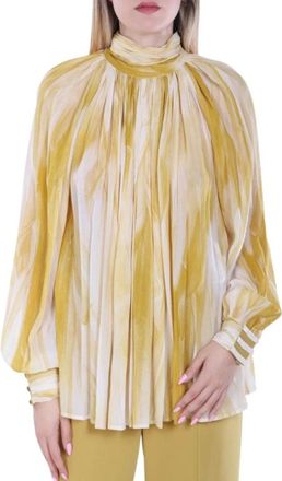 Elisabetta Franchi Ca-120-52E2-V440 - Dames - Blouses - Veelkleurig - XL - Overhemden
