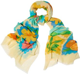 Saachi Saachi Fruit Stamp Printed Scarf