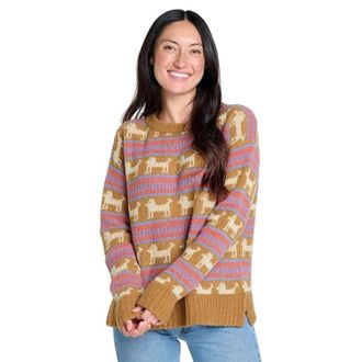 Toad & Co Toad & Co Cotati Dolman Sweater Womens Kelp Pups Long Sleeve Pullover GBO2288