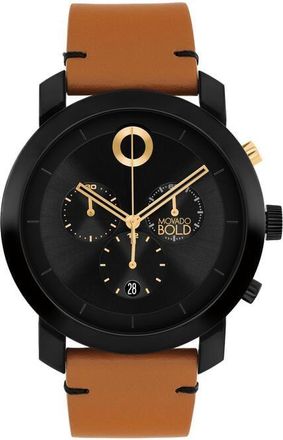 Movado Trend Impulse Chronograph Quartz Black Dial Watch 3601359