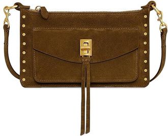 Rebecca Minkoff Darren Mini Top Zip Xbody Cross Body Womens Handbags Vintage, Leather/Polyester