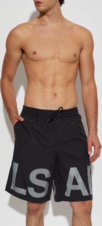 AllSaints Biggy Swim Shorts, Mens, Black