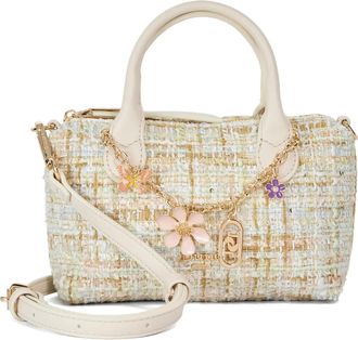 Dune London Womens Accessories Seviller - Reptile Effect Charm Tote - Green - One Size