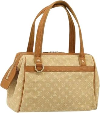 Louis Vuitton Pre-owned Handbags, female, Beige, Size: ONE SIZE Pre-owned Monogram Mini Canvas Hand Bag