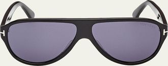 Tom Ford Mens Samuele 02 61mm Acetate Aviator Sunglasses