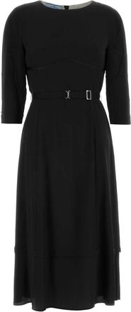Prada Black Acetate Blend Dress