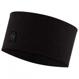 Buff Merino Wide Headband Stirnband - Unisex | schwarz