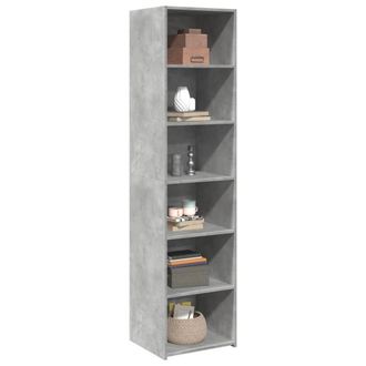 Berkfield Home Highboard Concrete Grey 45x41x185 cm Engineered Wood | Size: 45 x 41 x 185 cm