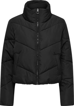 Only Steppjacke ONLY ONLAGNES LIFE SOLID PUFFER OTW ZL, Damen, Gr. S, schwarz, Steppware, Obermaterial: 100% Polyester, unifarben, regular fit, Jacken Step